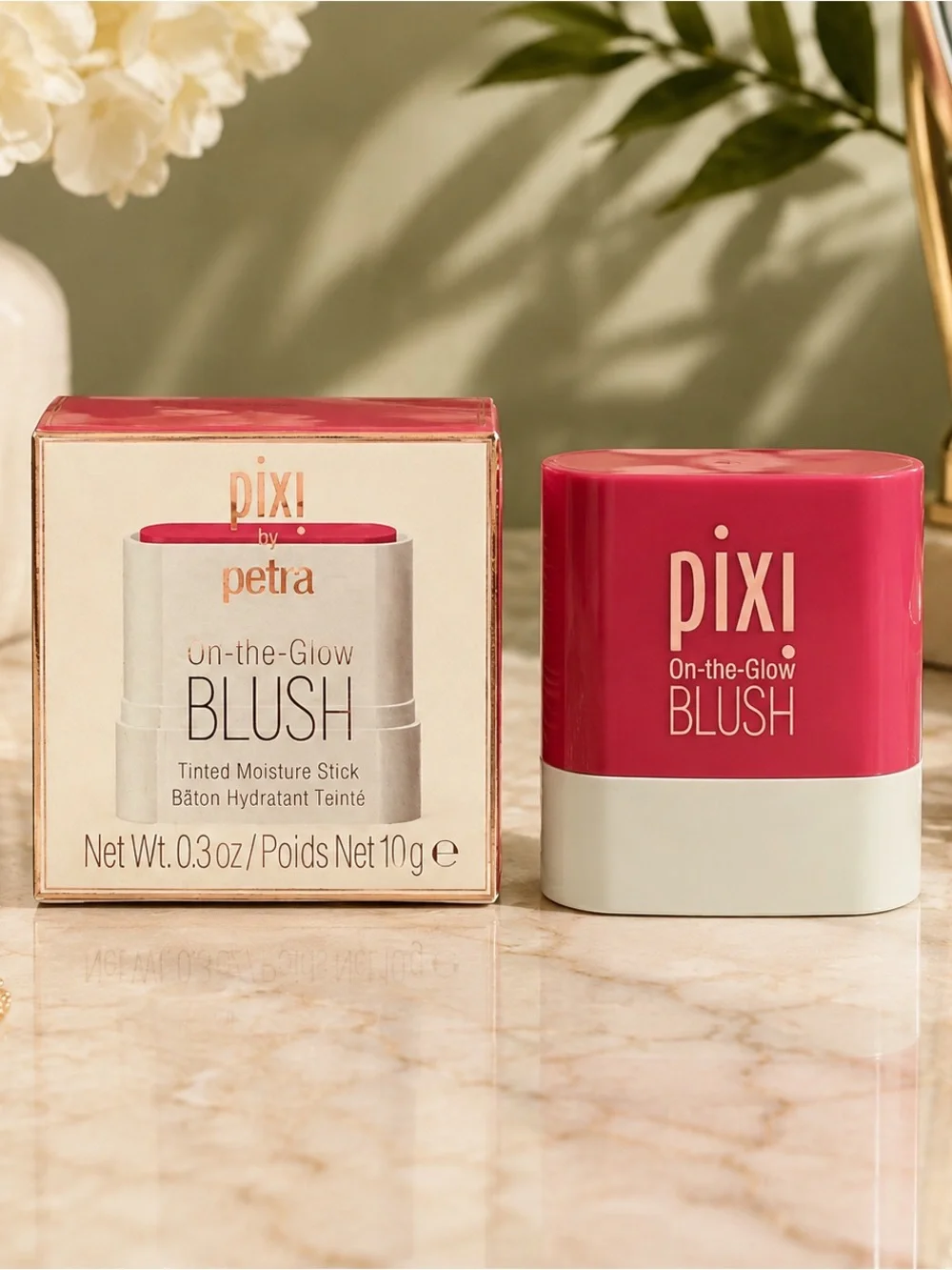 Pixi by Petra On-the-Glow Blush Ruby Tinted Moisture Stick 0.3 oz New